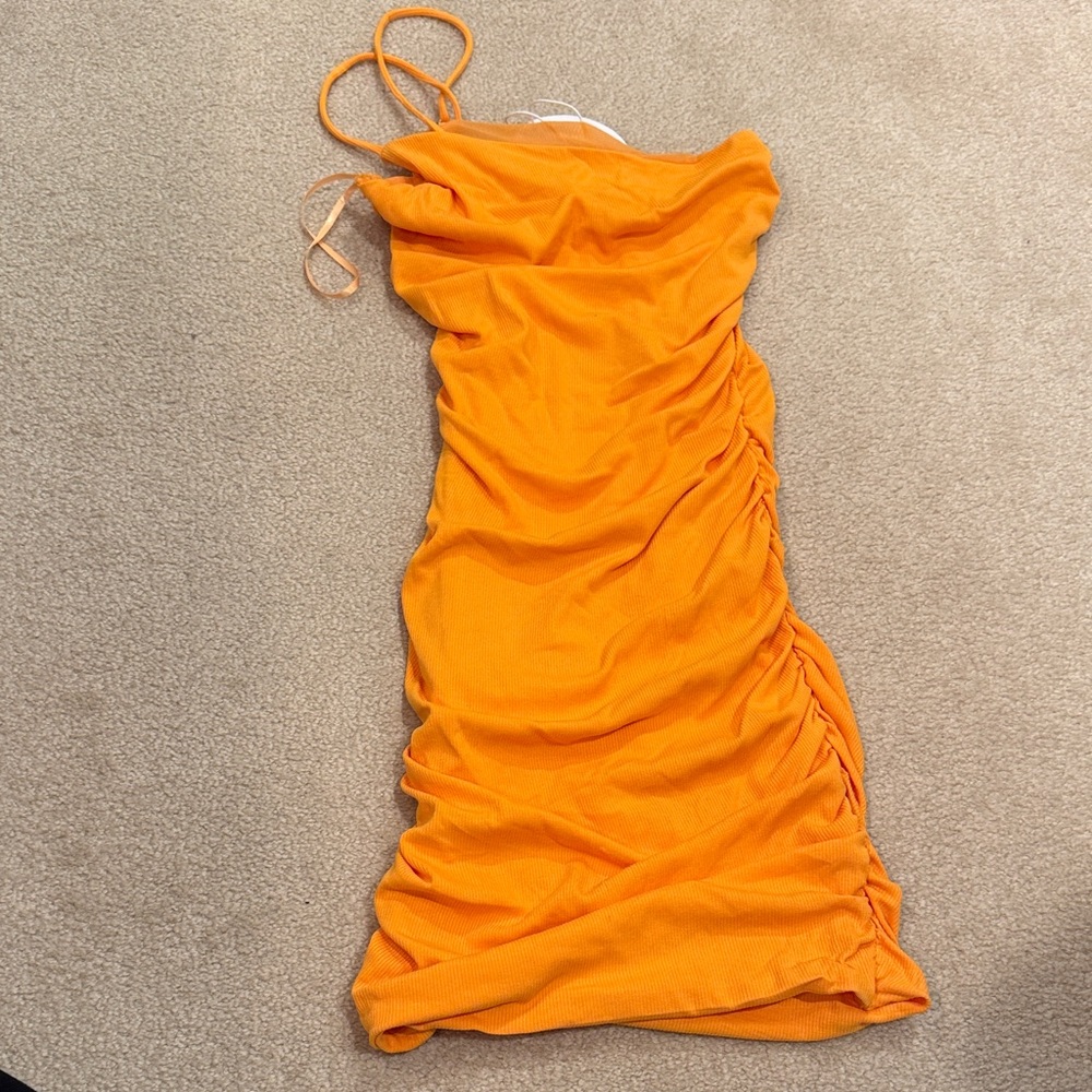 Princess Polly Bright Orange Mini Dress